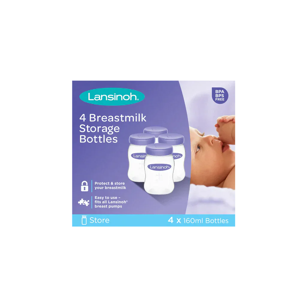 Breastmilk Storage Bottles (Pack of 4)
