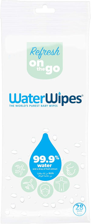 WaterWipes - Water Wipes Refresh On The Go Wipes | MazenOnline