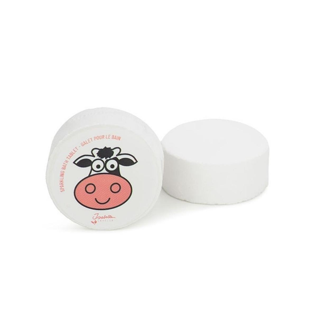 Fizzing Bath Pebble Cow – Coconut