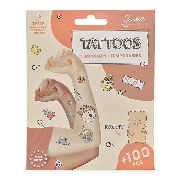 Temporary Tattoos – Biscuit the Cat