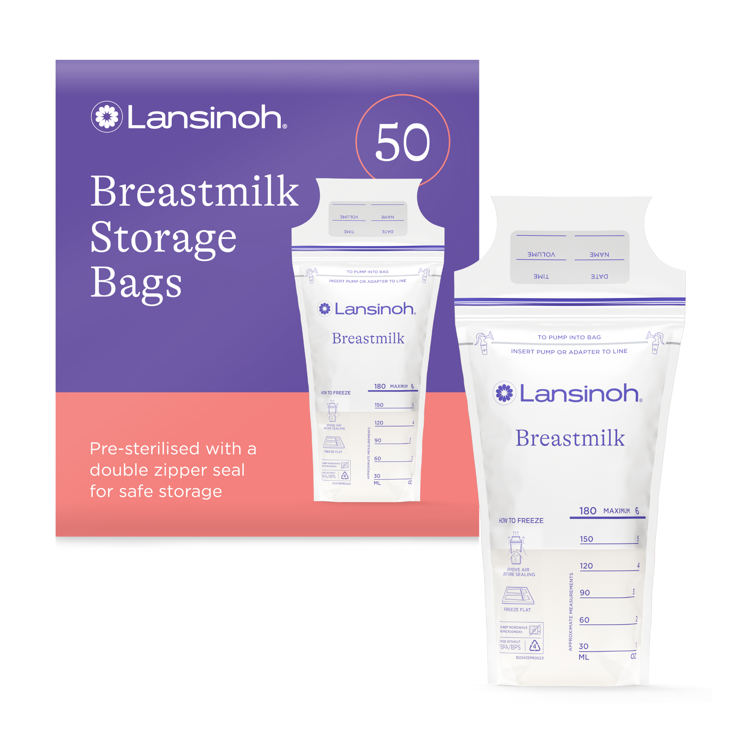 Lansinoh - Breastmilk Storage Bags | MazenOnline