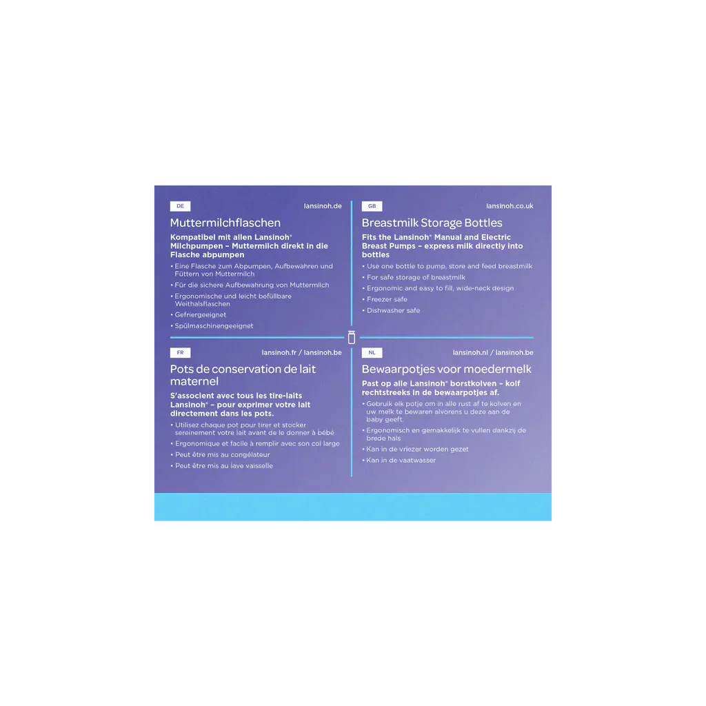 Lansinoh Breast milk Storage Bottles