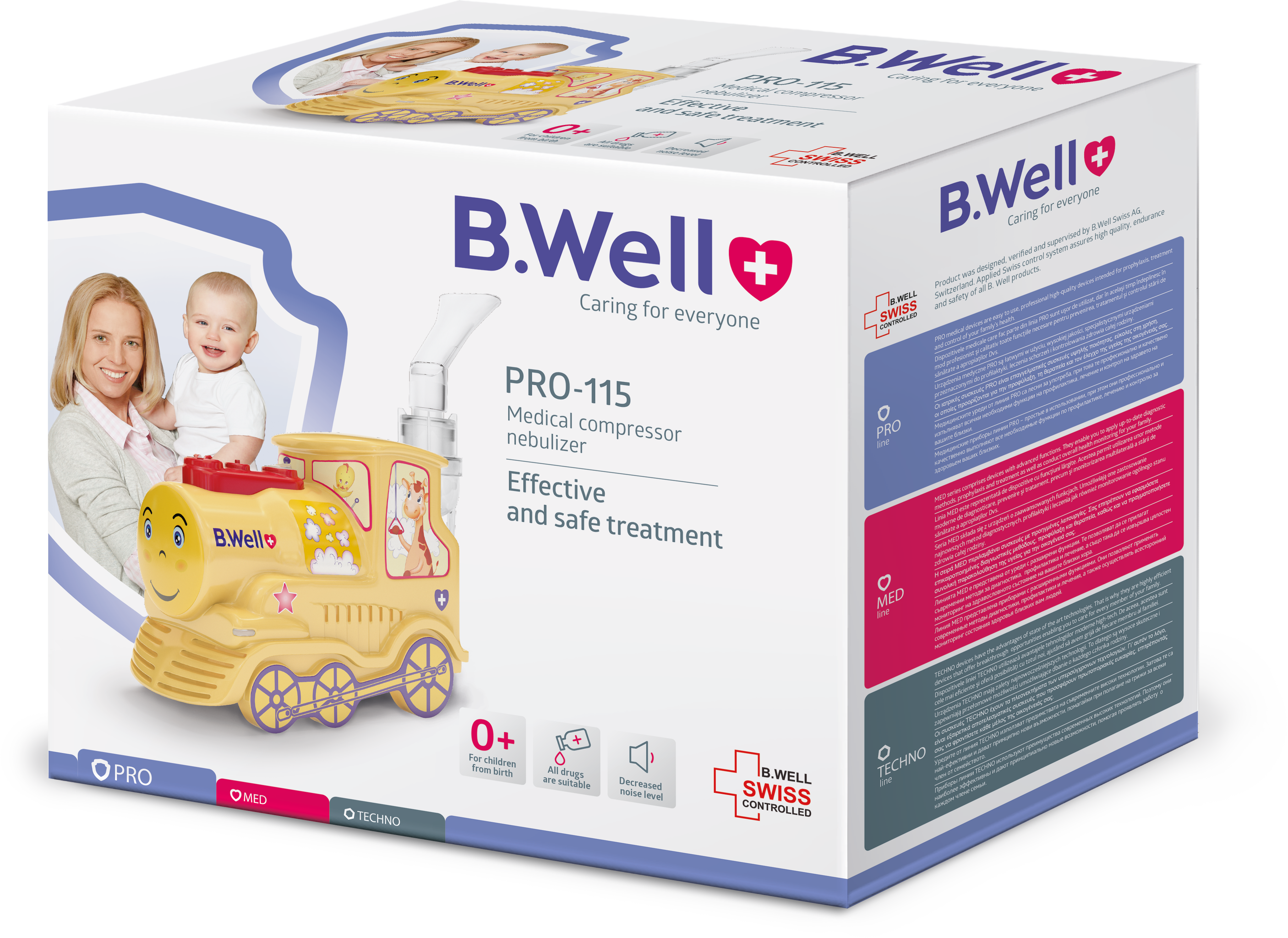 Compressor Nebulizer Pro-115 - Train - MazenOnline