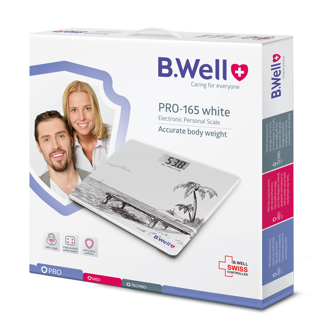 Electronic Personal Scale Pro-165 White