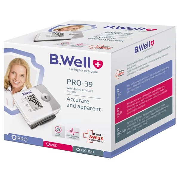 Digital Wrist blood pressure monitor PRO-39