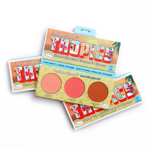 Tropics Powder Trio - Model Roz x theBalm