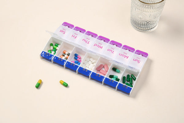 Dual Week 14 AM/PM Weekly Pill Organizer