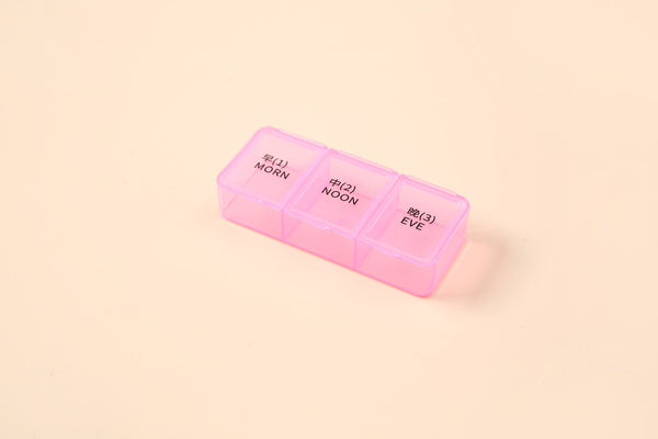 Mini Cube 3 Pocket Pill Box