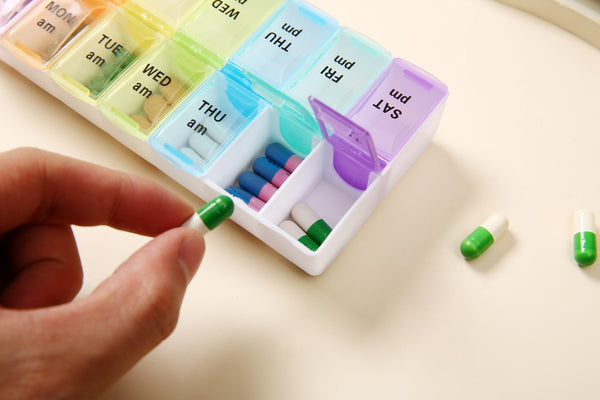Rainbow Duo 14 AM/PM Weekly Pill Organizer