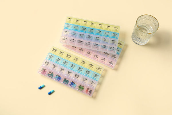 Twin Week 14 AM/PM Weekly Pill Organizer