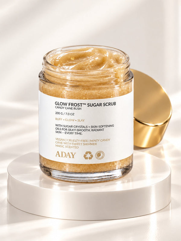 Glow Frost™ Sugar Scrub – Candy Cane Rush
