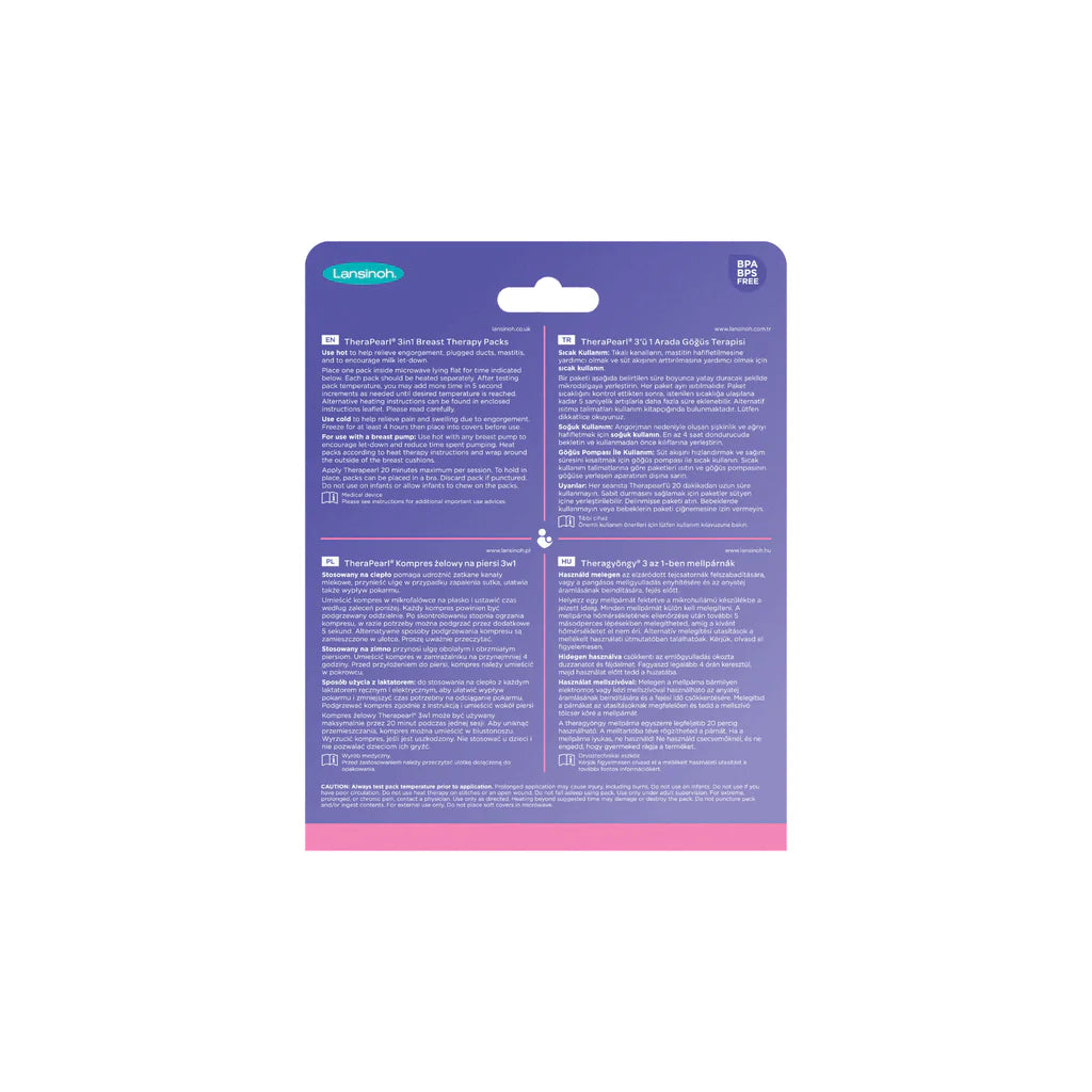 Lansinoh TheraPearl 3-in-1 Breast Therapy pads
