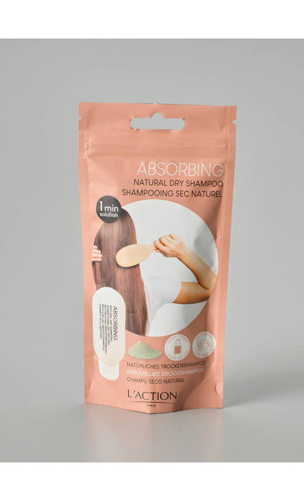 Natural Dry Shampoo Absorbs + Helps fight odors