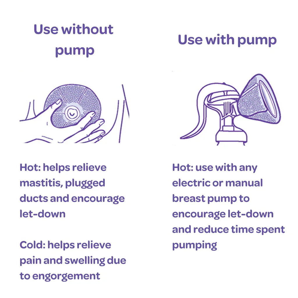 Lansinoh TheraPearl 3-in-1 Breast Therapy pads