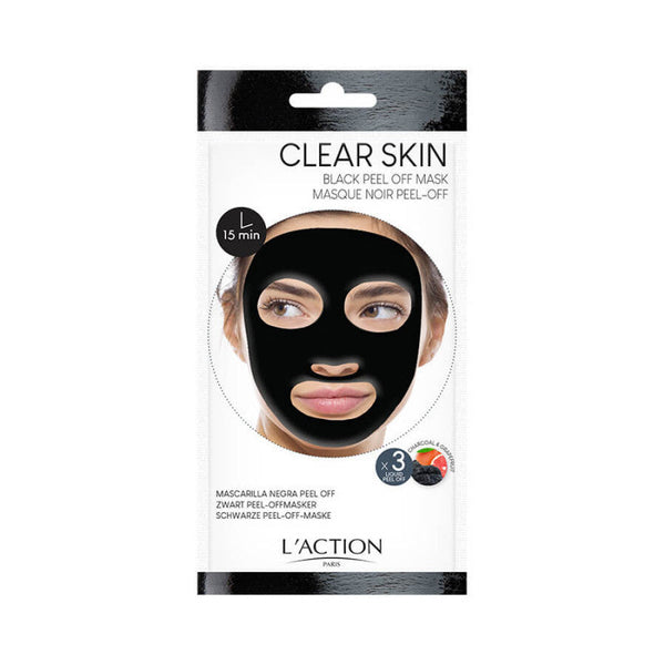 Black Mask Clear Skin Peel-off 3 facials